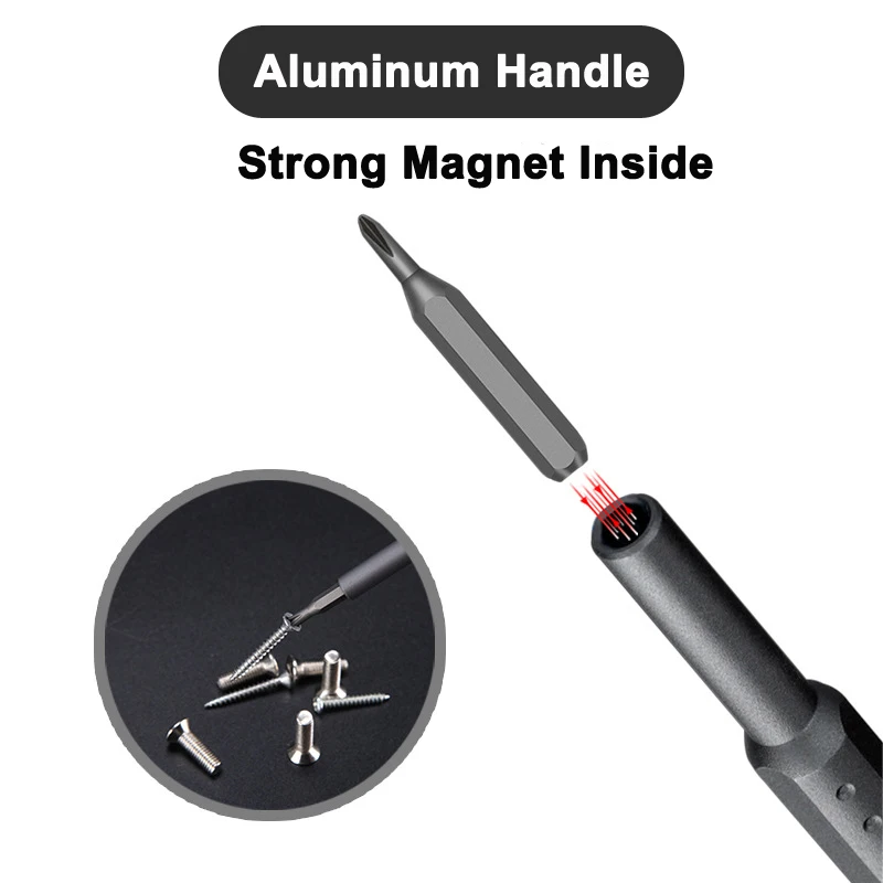 Portable DIY Aluminum Case 48 Bits Cellphone Camera Laptop Multi Magnetic Precision Screwdriver Set