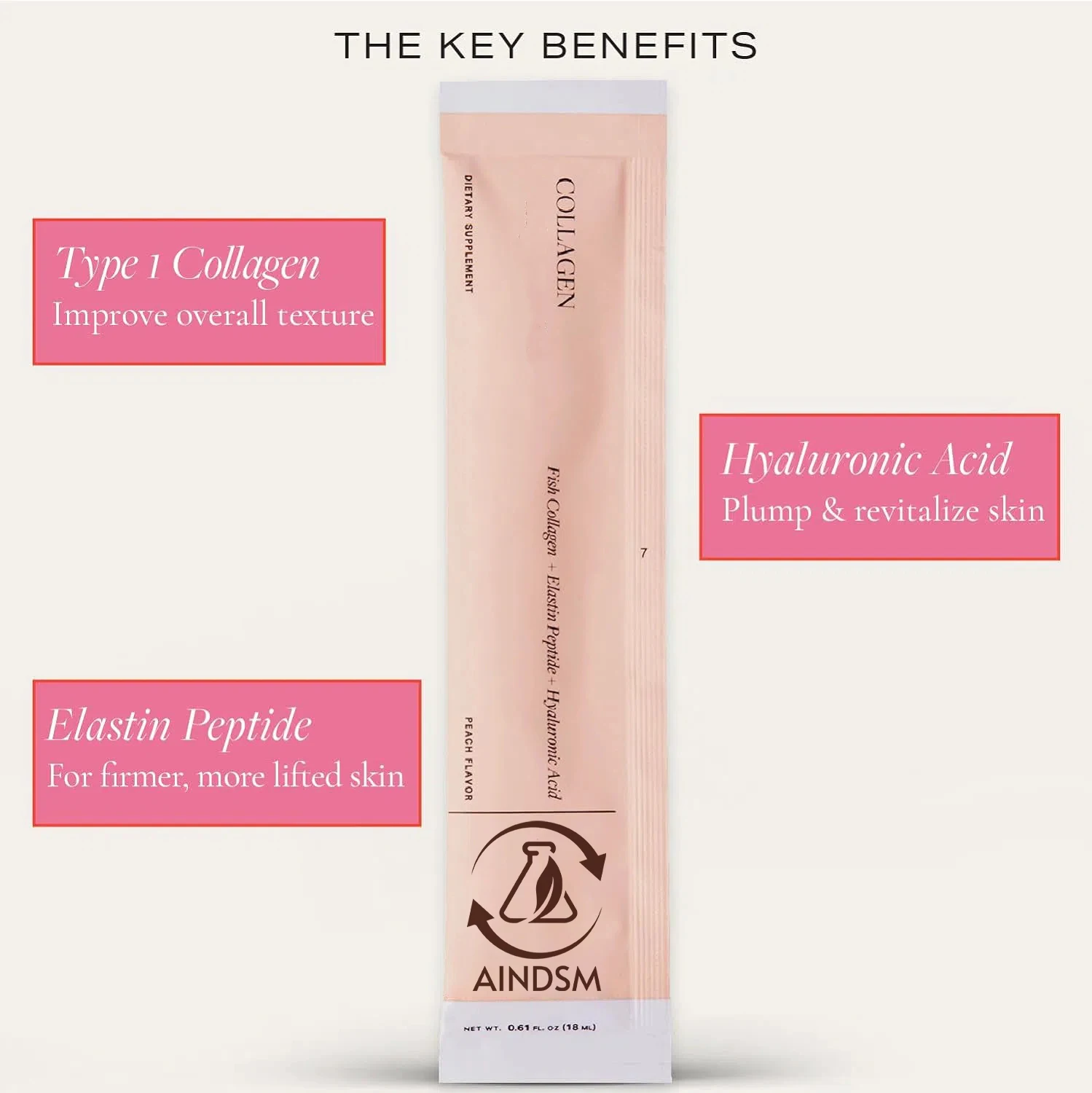 Anti-aging Hyaluronic Collagen Oral Liquid Vitamin C Collagen Peptides Liquid Support Skin Repair Collagen Oral Drink
