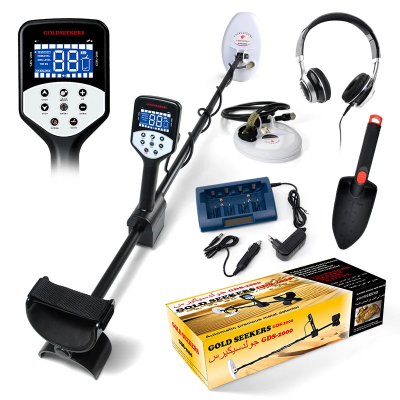 Gold Seekers GDS2000 Portable Easy Installation Underground Metal Detector High Sensitivity Jewelry Treasure Gold  Detecting