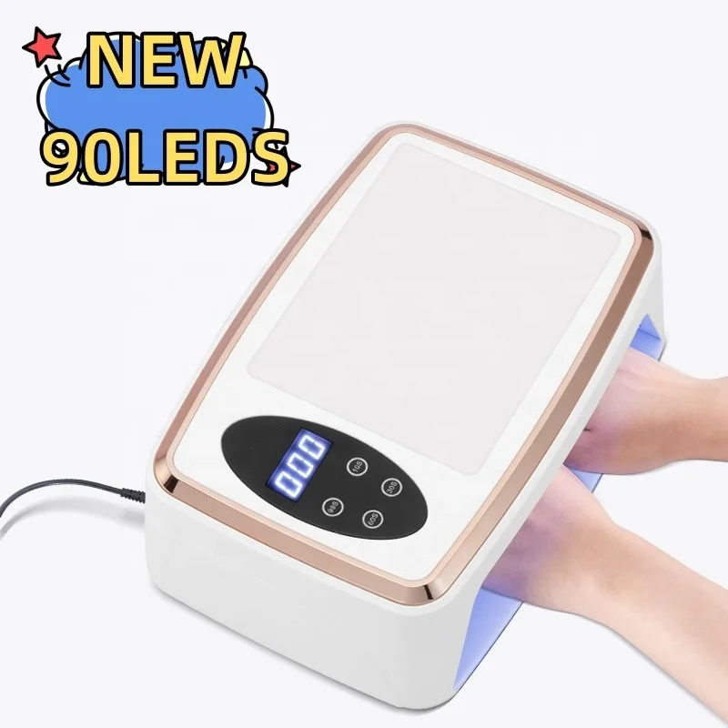 Professional High-Power Two Hands Pillow Press on Nails LED Nail Lamp Light Curing Machine Lamp Nail Dryer
