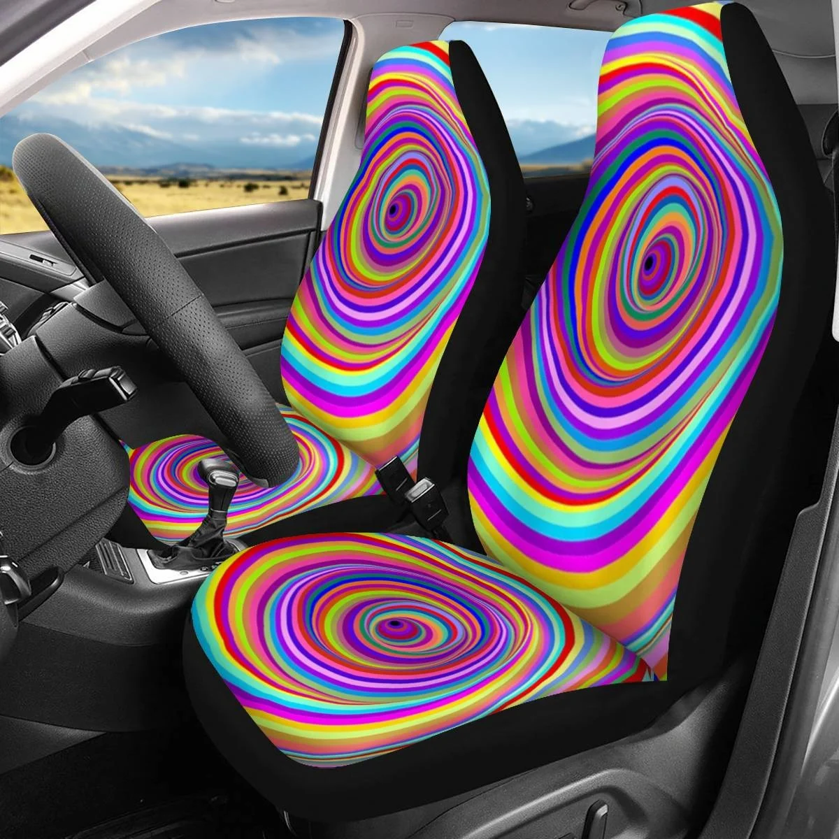 Starfish and Turtle Printing Pattern Car Chair Seat Cover for Children Kids Interior Decoration And Accessories Car Seat Cover