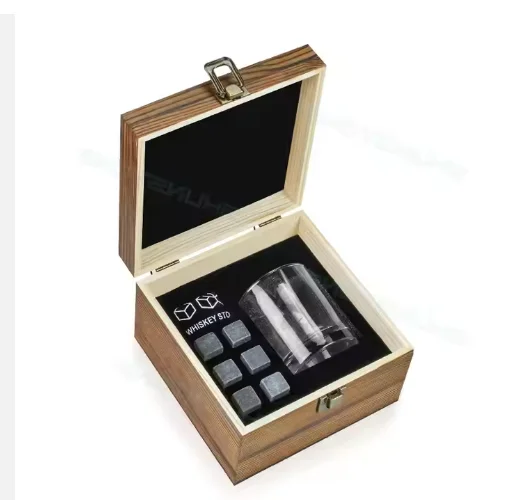 wholesale whisky rocks 2 old fashioned glasses granite chilling whiskey stones gift set in wooden box for men anniversary