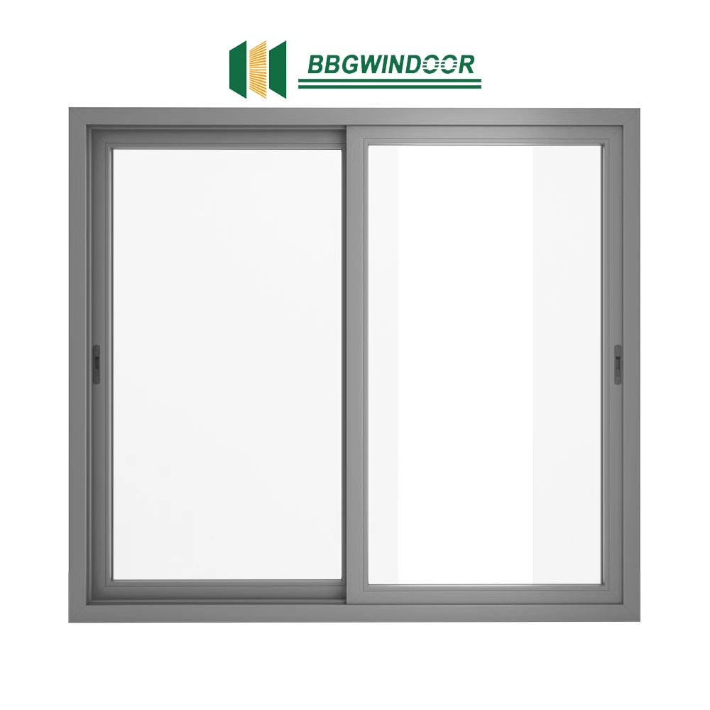 Lukliving Aluminum Interior Sliding Window With Keychain For Houses Anti-theft Security Sliding Door
