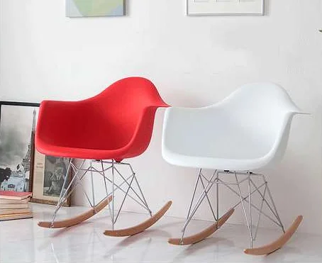 Домашняя мебель новый дизайн деревянные ножки кресло-качалка для гостиной пластиковое