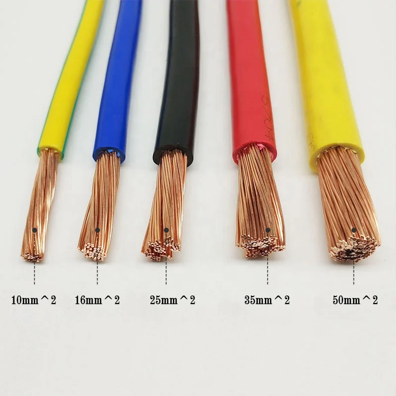 16mm2 BVR Stranded Copper Conductor PVC insulated electric cable CCC certified cable comply with gb/t5023.3-2008
