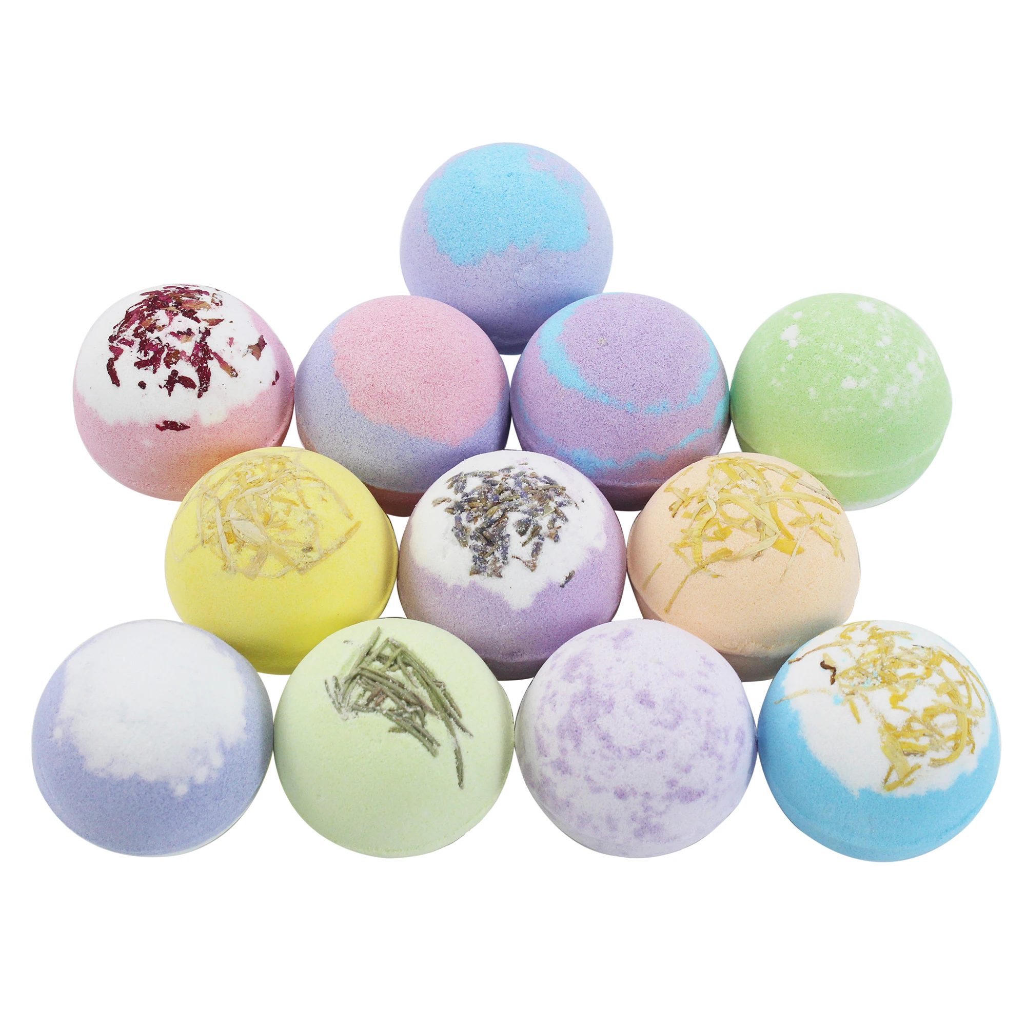 Оптовая продажа OEM Органическая Бомба для ванны натуральная веганская пузырчатая ванна набор пузырчатых бомбочек
