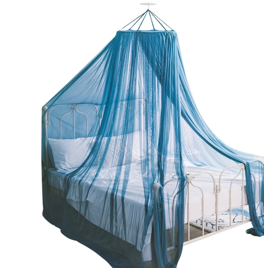 PLHMIA Mosquito nets king size beds folding foldable double door auto stand pop up mosquito net