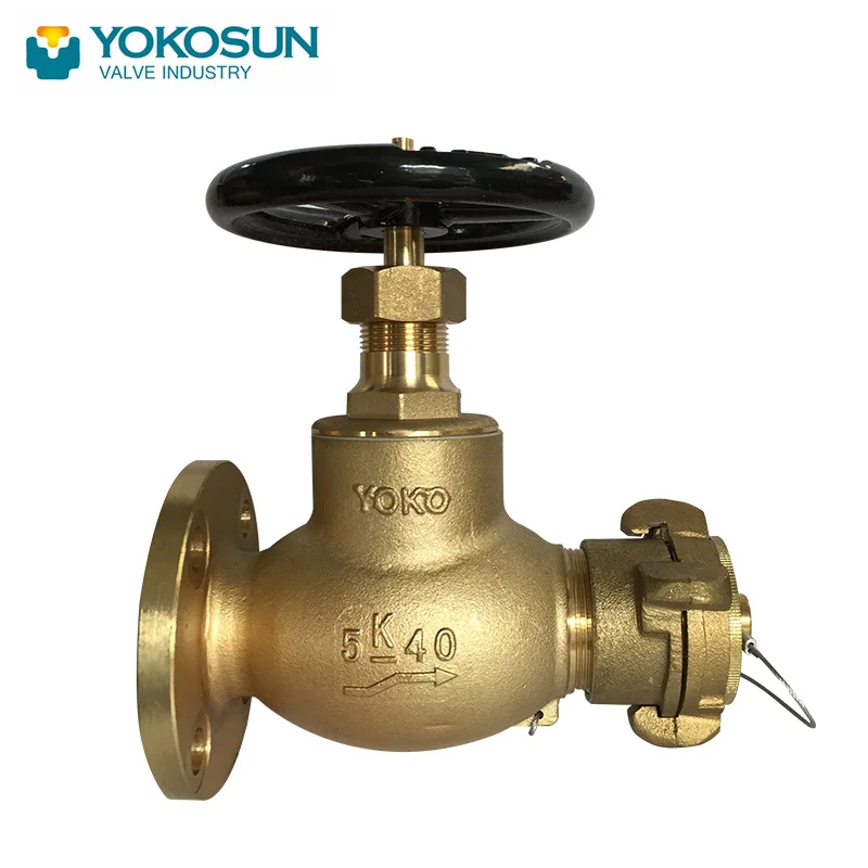 JIS F7334 5K&10K BRONZE  HOSE GLOBE &ANGLE VALVES