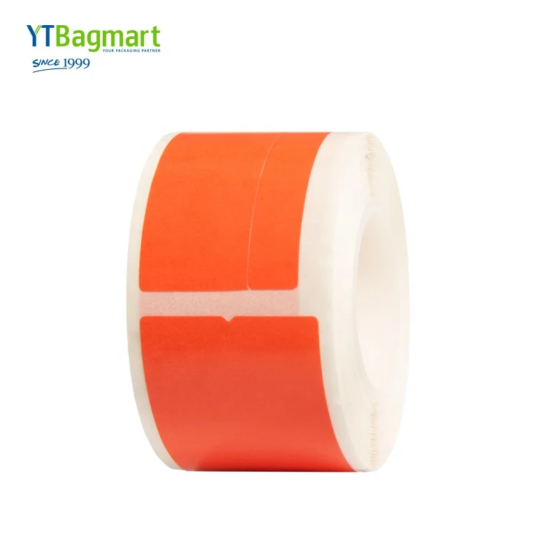 Colorful Self Adhesive Rectangular Thermal Cable Labeling Thermal Label Paper Roll For Suitable Cable