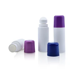 wholesale 60ml 75ml 90ml 50ml plastic deodorant container packaging roll on deo bottle