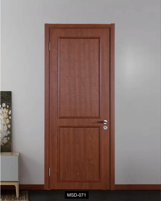 Лидер продаж, популярный дизайн, обслуживание Oem, современная дверь для дома, твердые межкомнатные входные двери, деревянная дверь