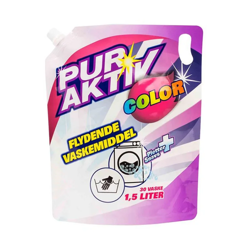 Custom Printing Plastic Spout Pouch for Liquid Soap Packaging