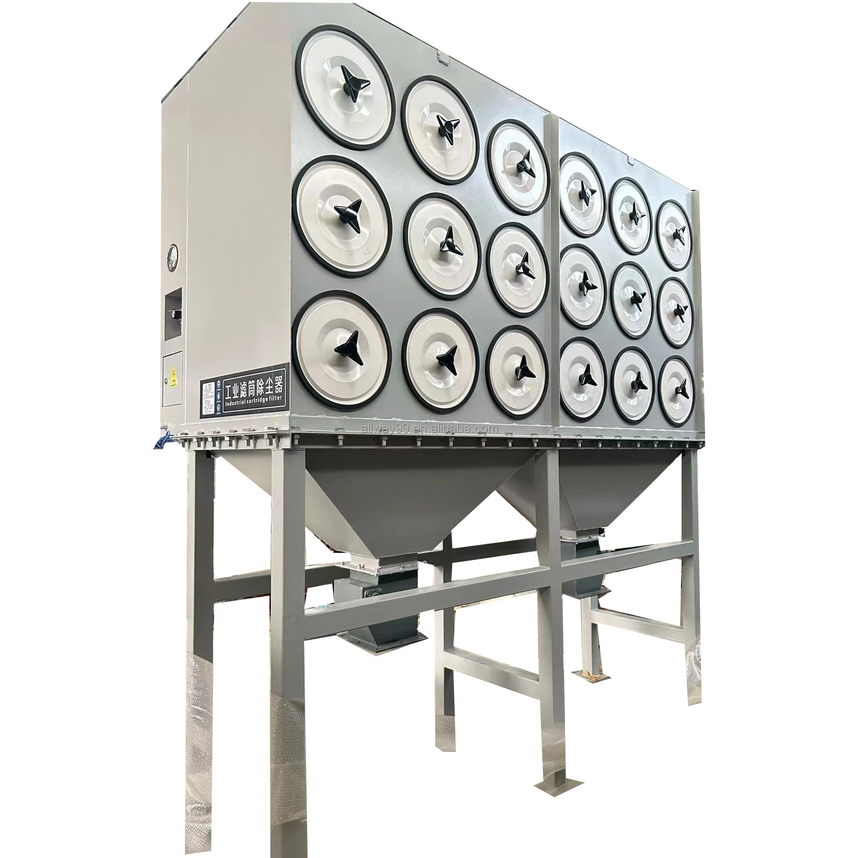 efficient dust absorption device cyclone dust collector for welding fume extraction system/horizontal hydraulic sawdust wood