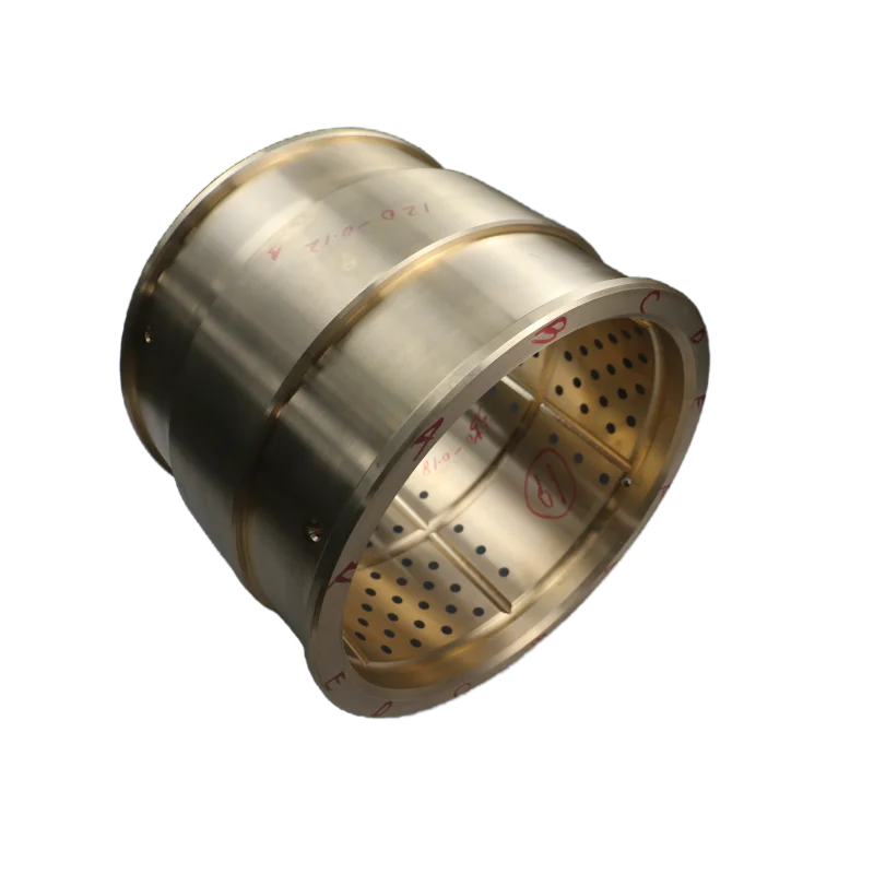 Mechanical Equipment Sliding Parts Wear Resistance Cylindrical Copper Sleeve
