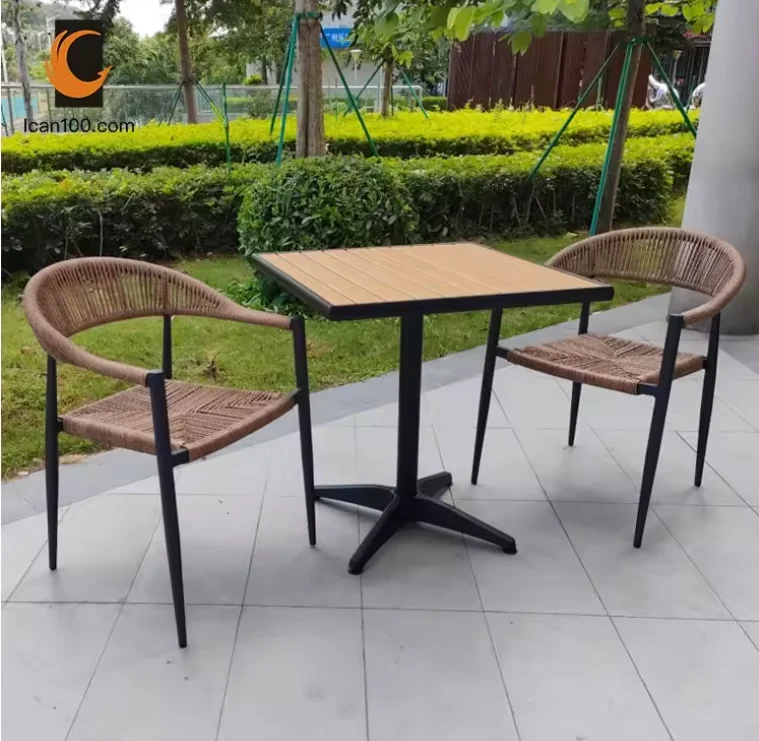 Wicker Dining Chair Table Sets Garden Patio Set Restaurant Coffee Shop Wicker Patio Table And Chair