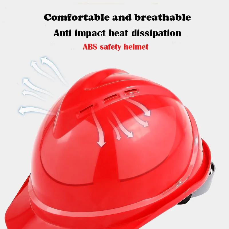 Safety Helmet  Engineering Site National Standard Smash Proof Safety Labor Protection  Construction Helmet