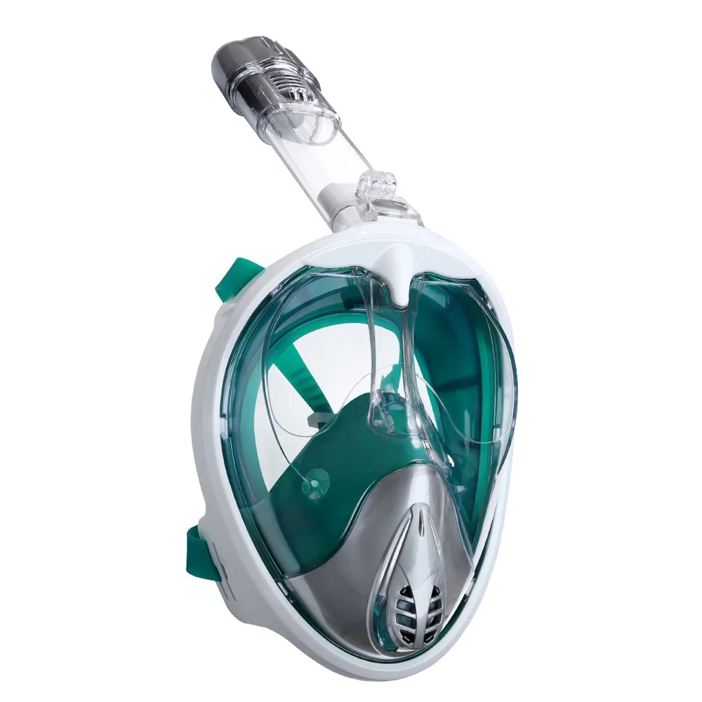 Новинка, противотуманное водонепроницаемое оборудование для дайвинга, маска для дайвинга на все лицо с сухим верхом для подводного плавания