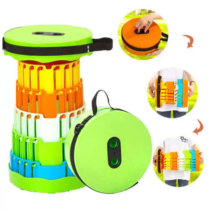 upgrade lightweight sturdy collapsible fishing chair plastic camping telescopic outdoor retractable folding portable stool for t