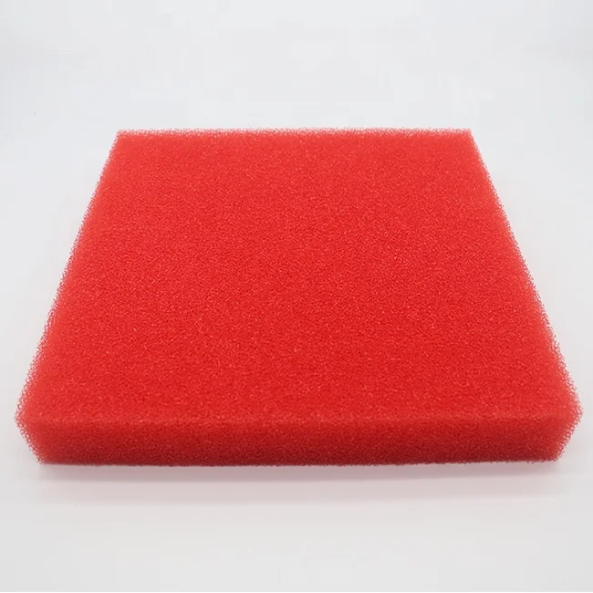Amazon Hot-selling Bule Color 100X100cm 20/30/45ppi Fish Pond Foam Polyurethane Filter Sponge Set for Aquarium