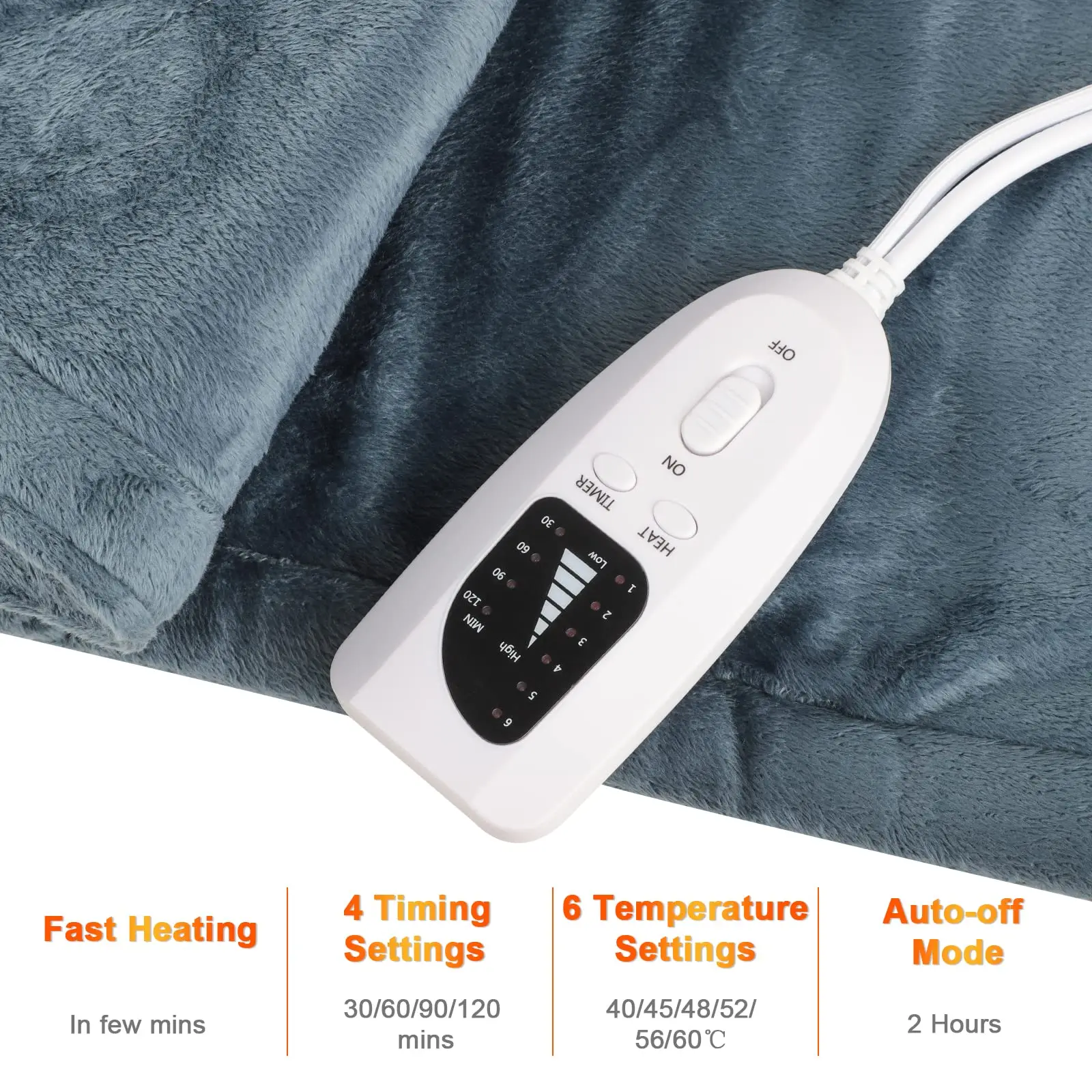 2022 Hot Sale Heated Neck Brace For Neck And Shoulder Pain Relief Heating Weighted Electric Heating Pad Shawl