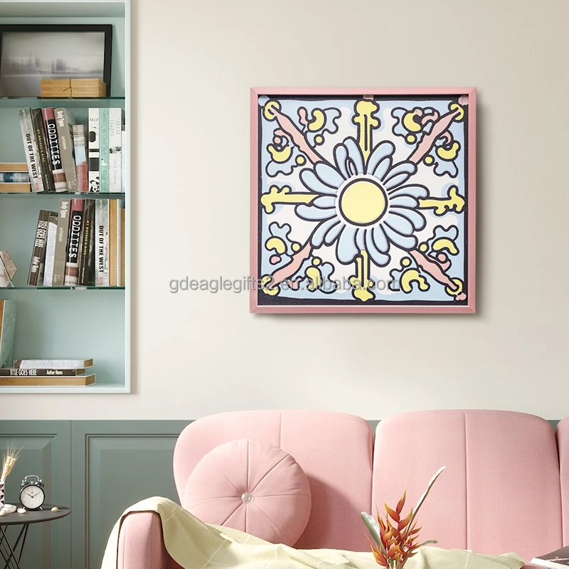 EAGLEGIFTS 3D Textured Printing Canvas Art Wall Decor Modern Painting Art Flower Cuadros Decoracion Para Sala Modernos