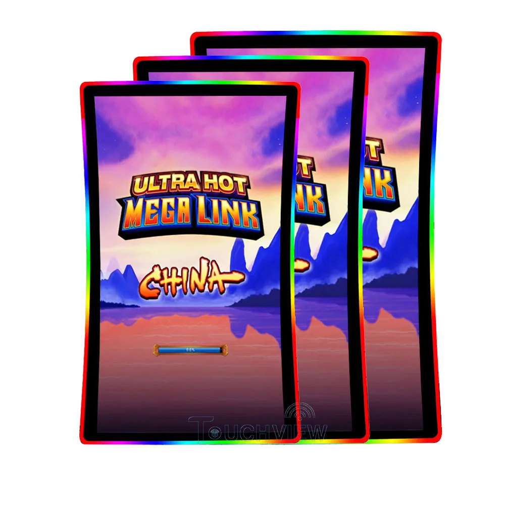 43 Inch Curved Touch Screen 3M Capacitive Fire Link Vertical Games Gaming Touch Screen Monitors For Sale