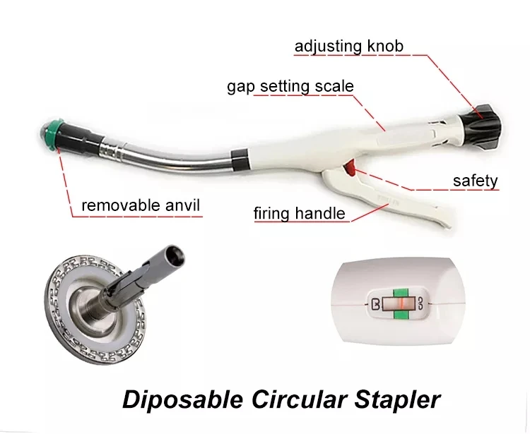 Disposable Laparoscopic Surgical Instruments Surgical Circular Stapler