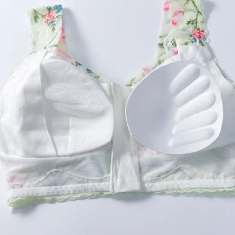 Комфортный бюстгальтер без косточек, Женский Регулируемый бюстгальтер с застежкой-молнией спереди, дышащий спортивный бюстгальтер для сна без косточек, бюстгальтер с застежкой спереди