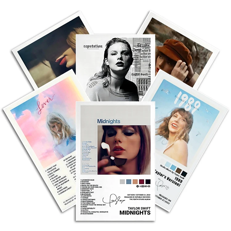 Popular Wall Decor Painting Juice Wrld Poster Cover Music Posters Canvas Painting 6pcs Per Set With Inner Frame