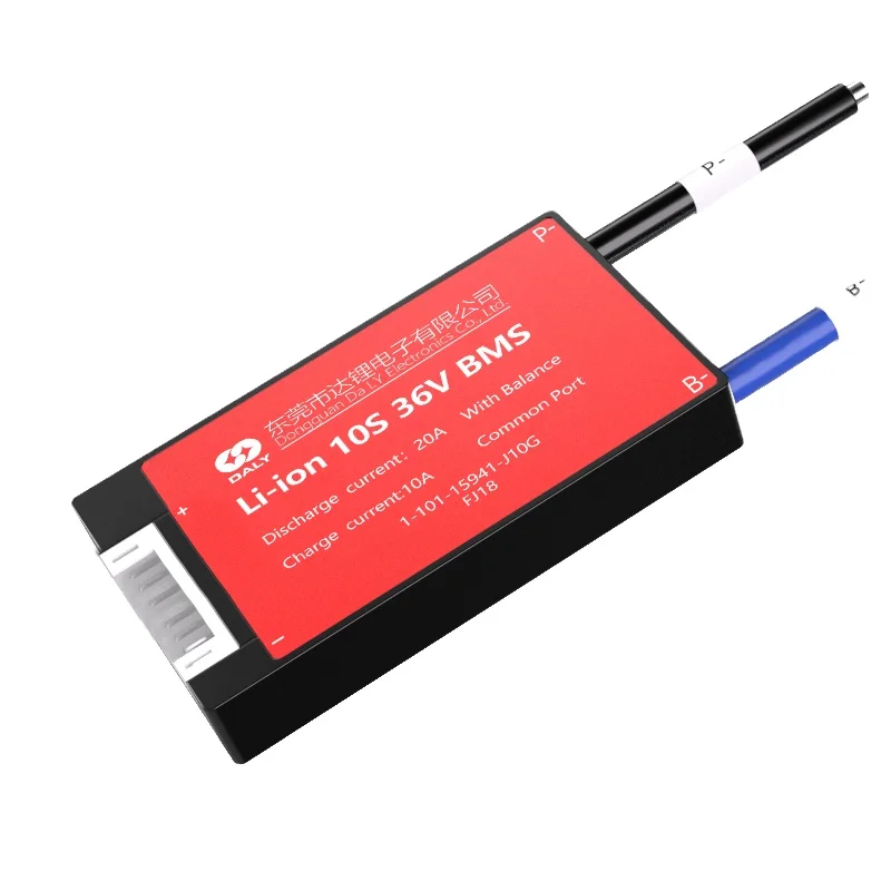 Daly bms 36v with active balance 1a li-ion battery 18650 battery 10s 15a 20a 36v bms active equalizer balancer portable battery