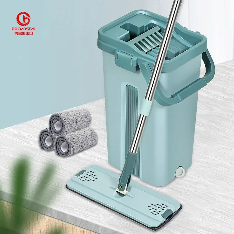 Mop Slim Spare Easy Mope Import Portable Set Spin Mops Cleaning Magic Cleanroom 360 Head Round Floor Flat