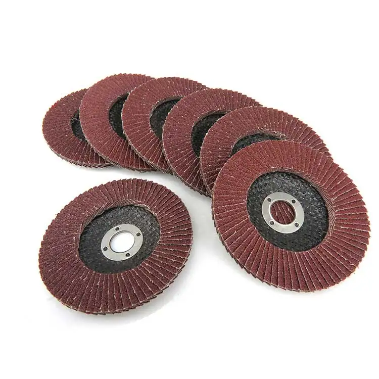 Sanding Disc 40/60/80/120 Grit Flap Discs 5In Grinding Discs Sanding Wheels For Angle Grinder Finishing Grind Polish Tool