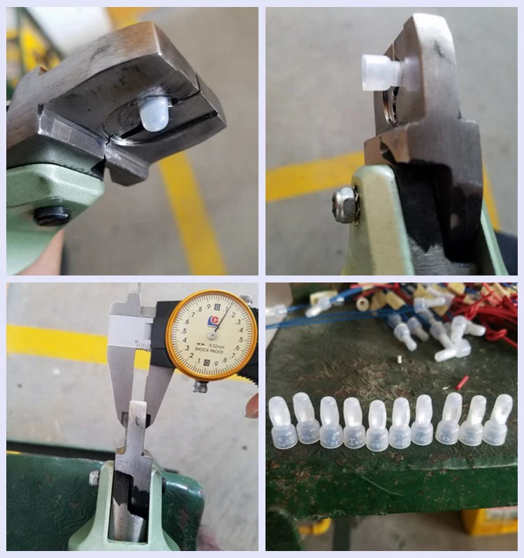 china manufacture different sizes high temperature fire resistant small electrical closed end cable joint terminal