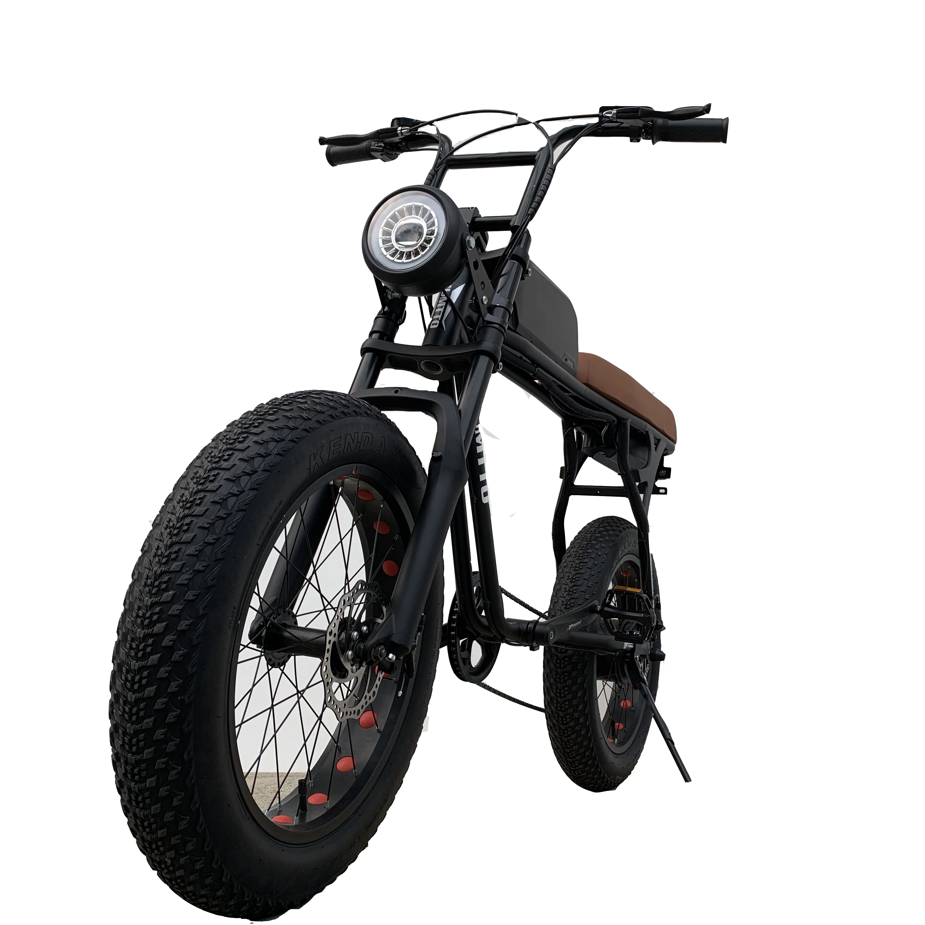 Super Powered Electric Motorcycle Style Vintage Fat Tire Electric Bike Retro Electric Bike 1000w Optional For Sale