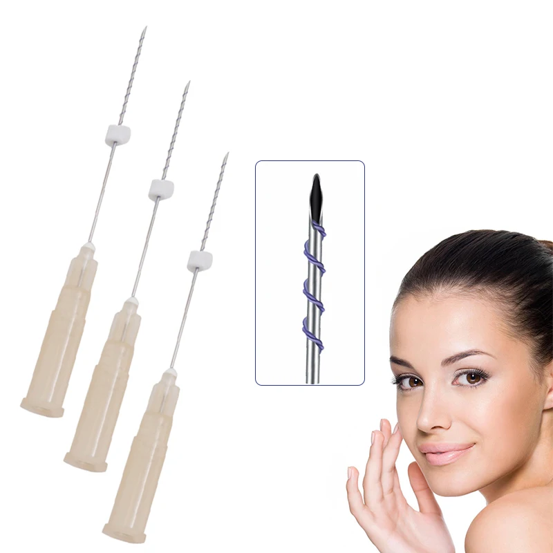 more powerful made korea easy operate lip contour face lift screw threads pdo tornado screw thread