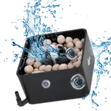 Hygger Aquarium Biochemical Sponge Filter Ultra Quiet Submersible Fish Tank Foam Filter Comes with 1 Spare Sponge 1 Ball