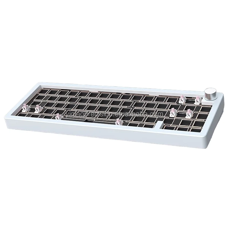 New mechanical keyboard 65 keys for sale in stock keyboard shell CNC all-aluminum keyboard