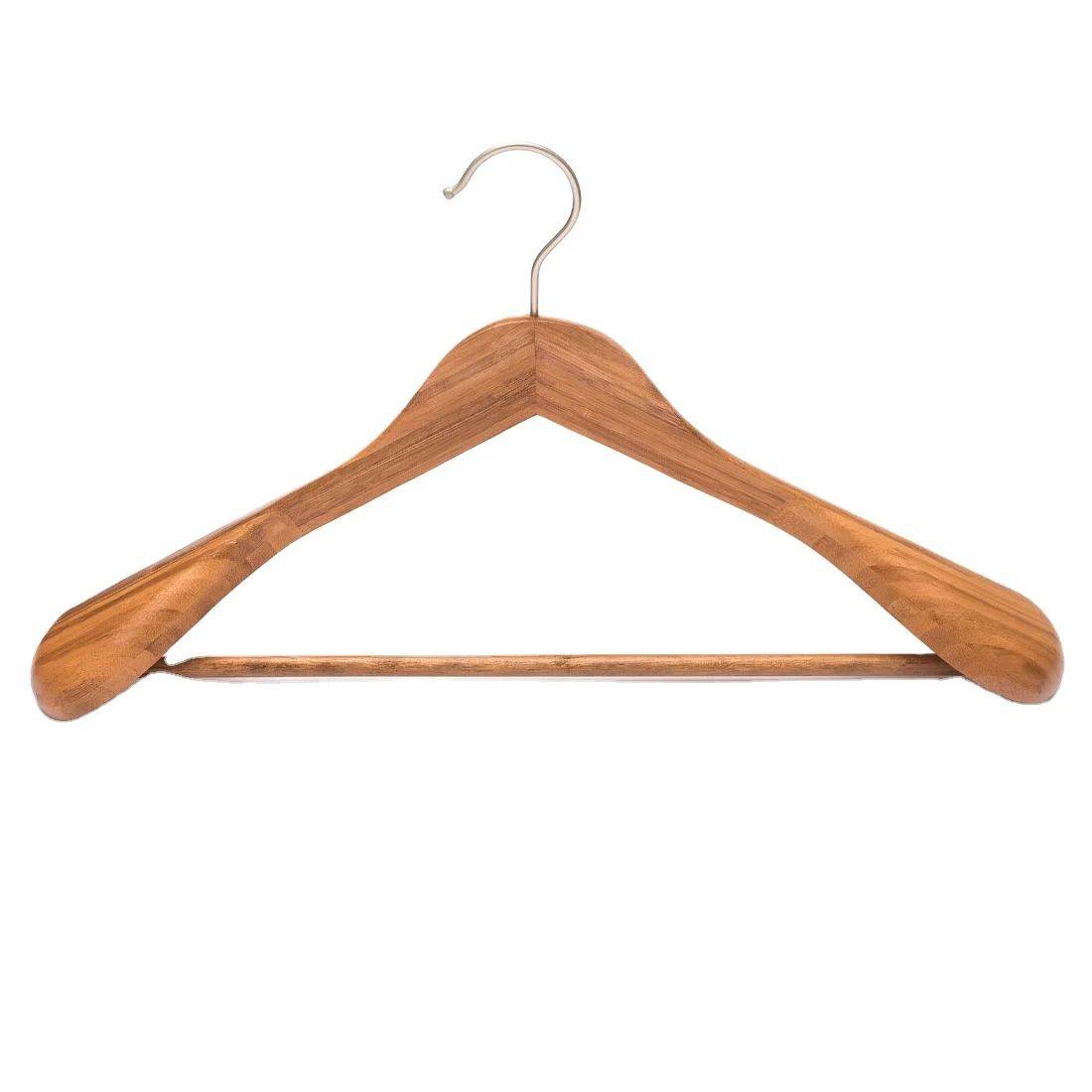 Garment Usage Non Slip Eco-friendly Bamboo Coat Cloth Hangers