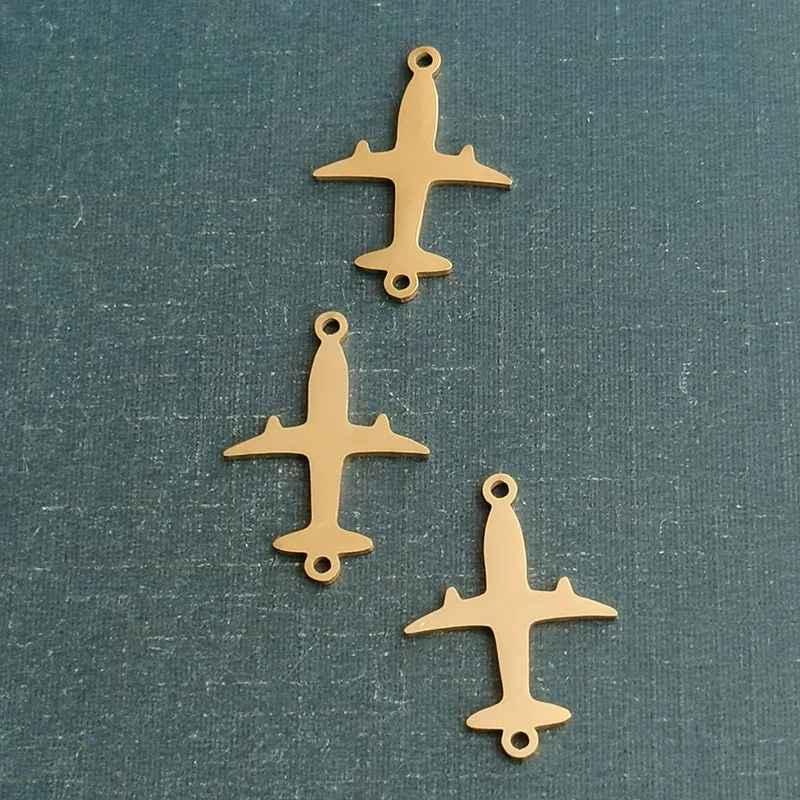Заводы оптом персонализированные авиационные браслеты винтажный медальон Кулон Прелести DIY самолет ожерелье аксессуары