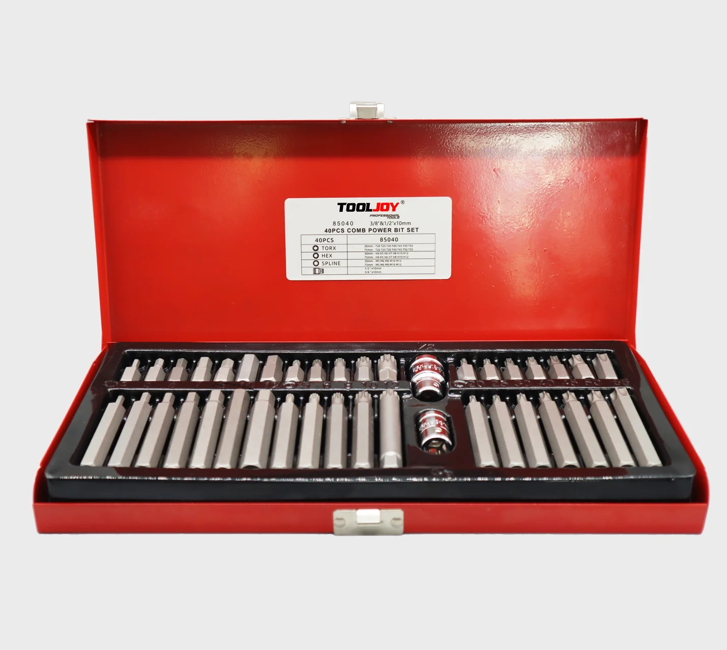 CRV/S2 Material 40PCS car repair tools hardware tools sleeve screwdriver bit set hex torx bit socket set