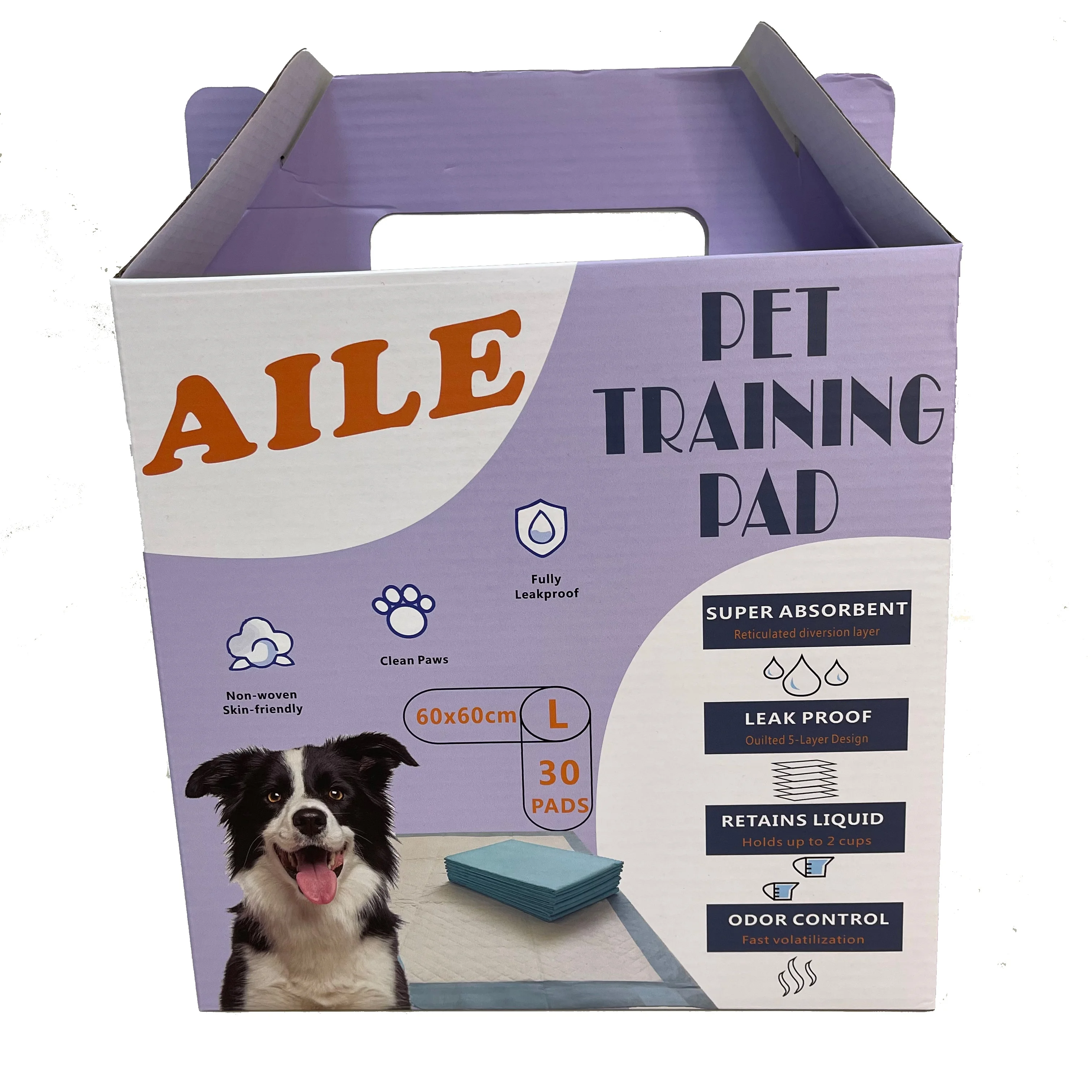 Training Toilet High capacity pet sheets Leak-proof bottom film Quick absorption  Free Sample Pet Care Products pee pad