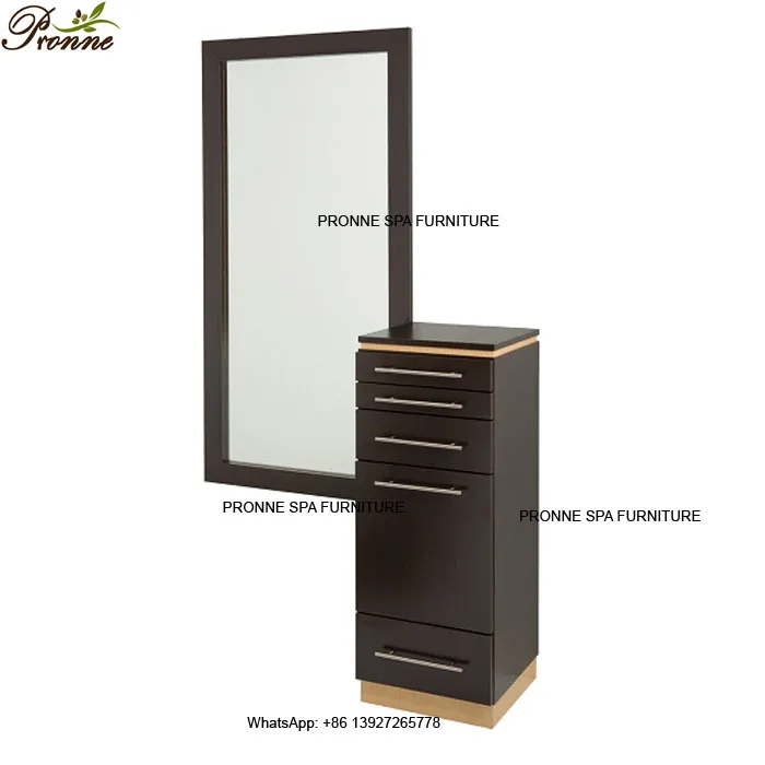 luxury hair salon barber shop wooden modern spa trolley/salon trolley cart for sale