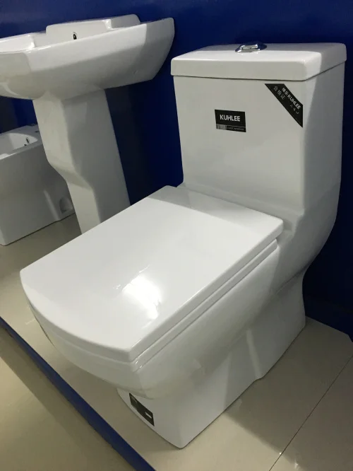 
Chaozhou ceramic outdoor wc spy toilet bowl cam watertank freestanding wash hand basin KL1023-3023 