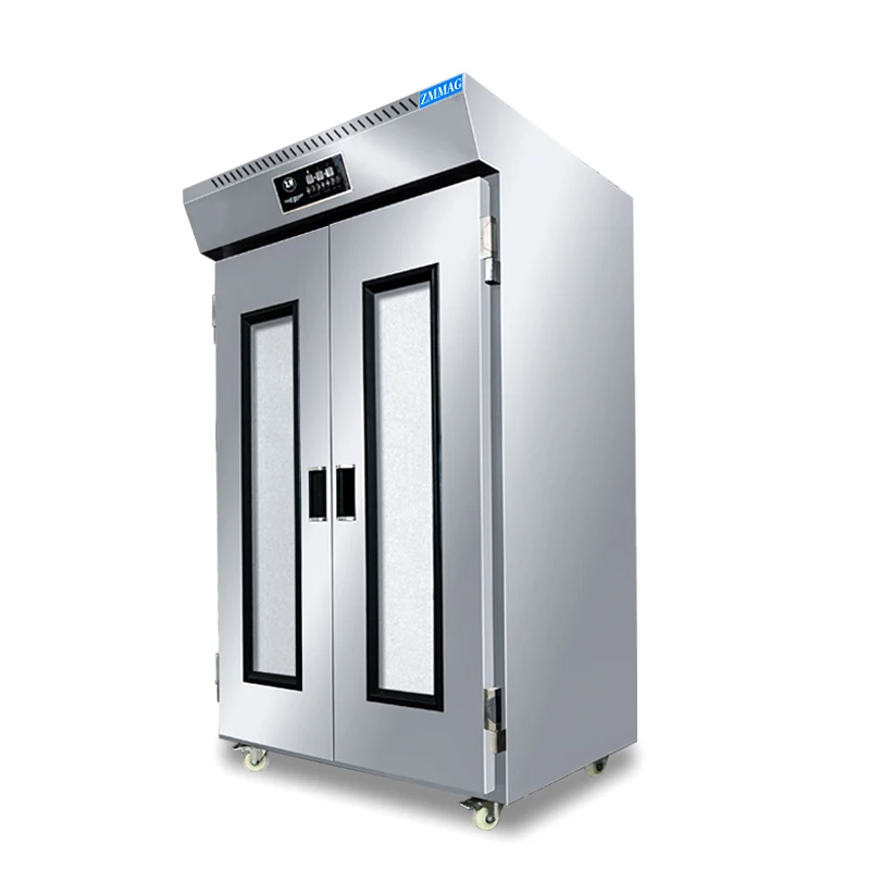 professional bakery electrical equipment fermenting box 32 trays 2 doors proover proofing machine