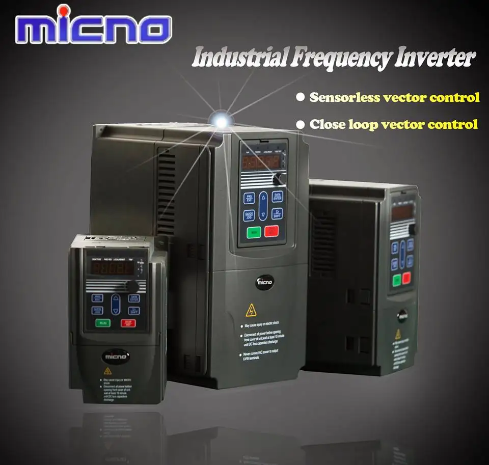2.2kw 3HP variable speed drive MICNO KE300 vfd low prices vsd