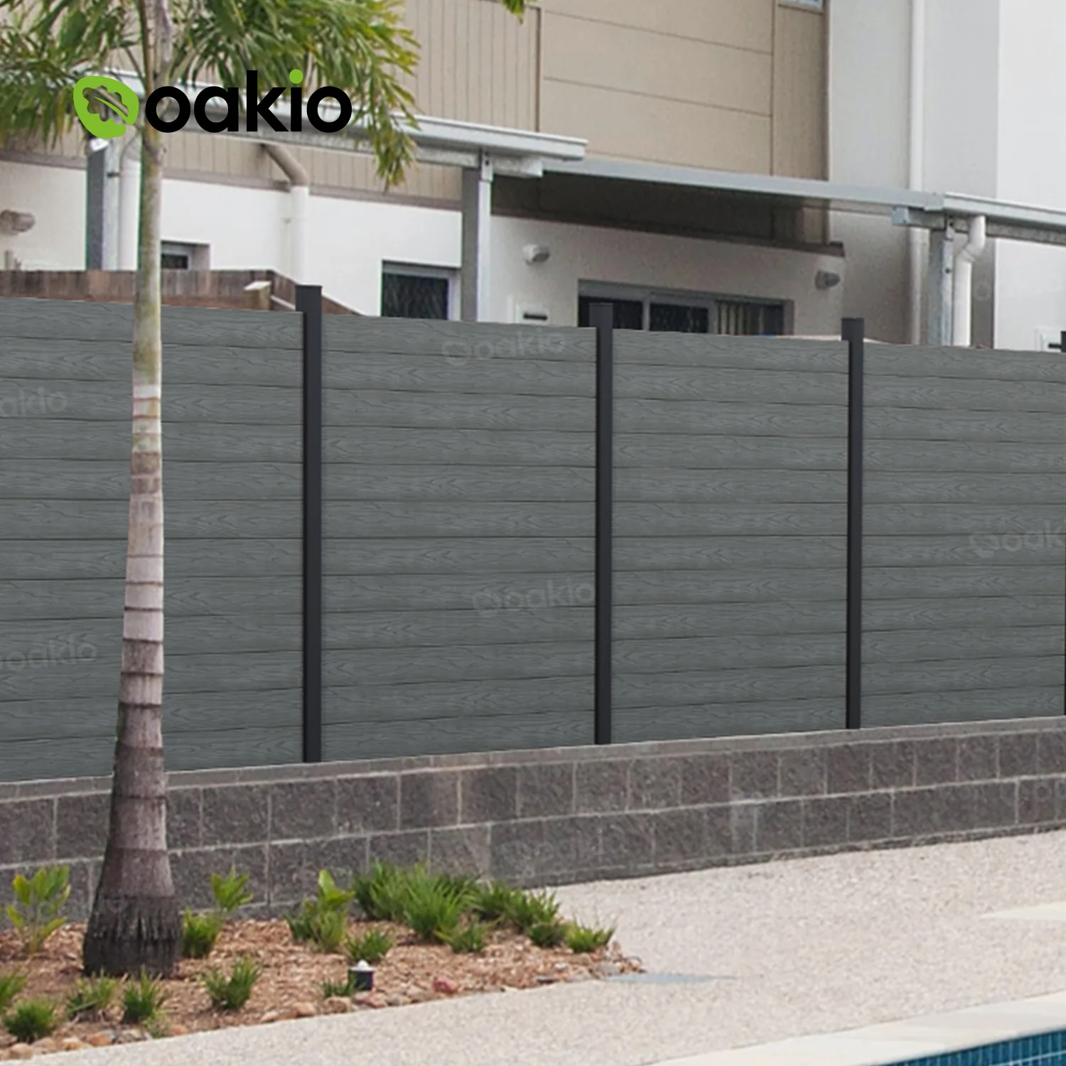 Easy Installation Privacy Fence WPC Wood Plastic Composite Fencing&Trellis
