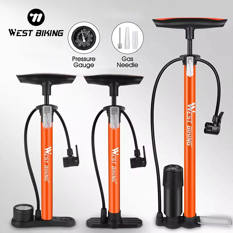 Велосипедные аксессуары West Biking оптом напольный насос новый стиль портативный велосипедный воздушный ручной