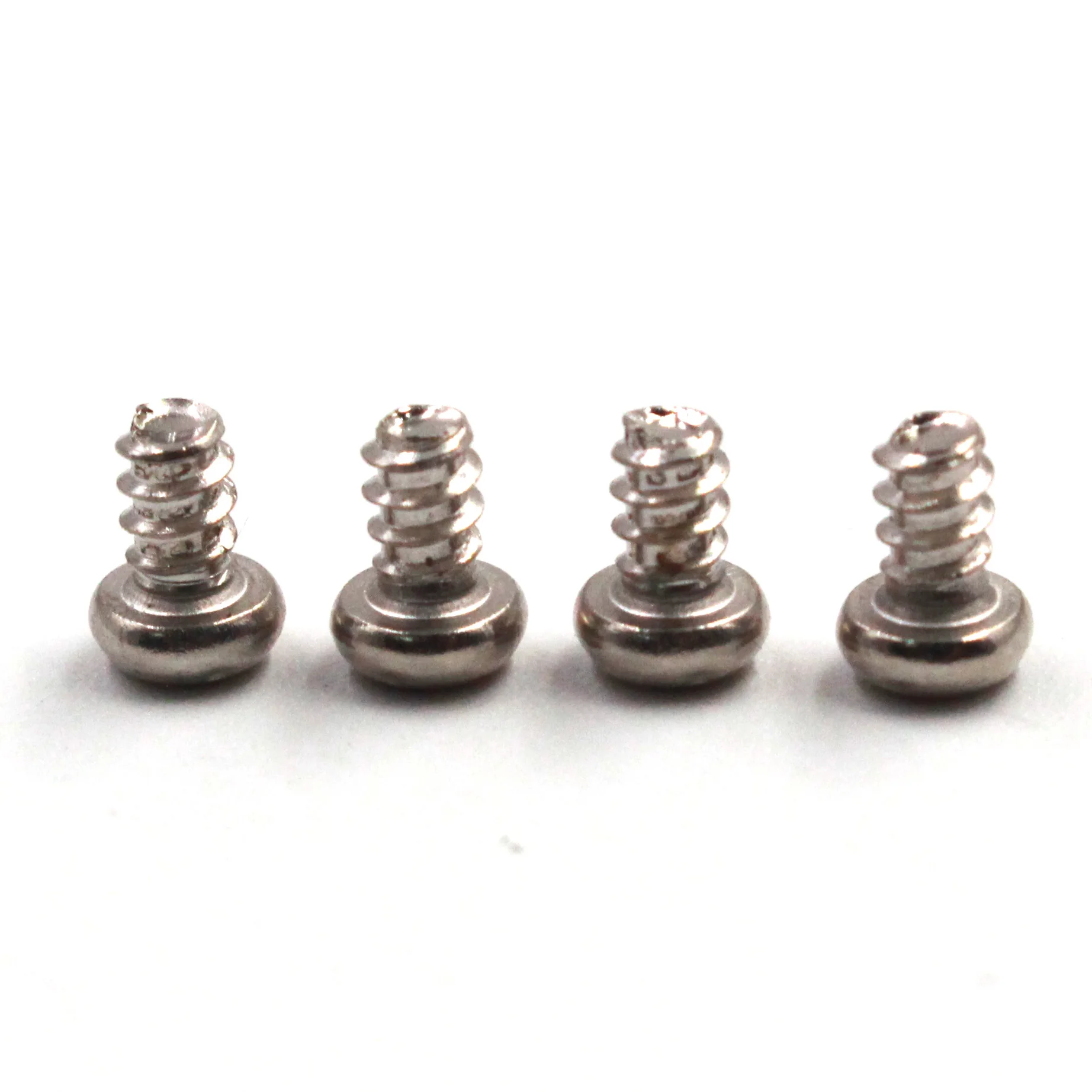 Carbon Steel Nickle PB Cross round/pan head Self Tapping Flat Tail Screw Micro plastic toy electronic screw