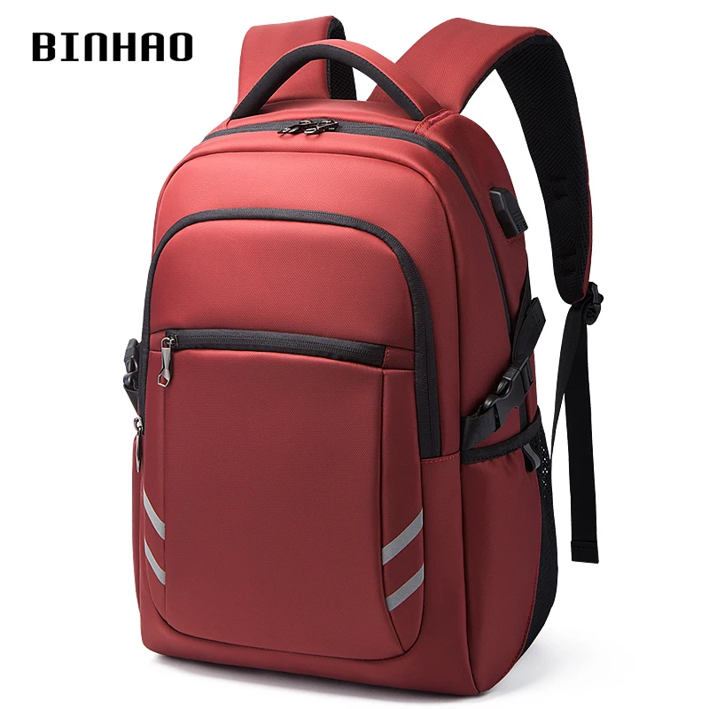 BINHAO, новинка 2022, мужской рюкзак для путешествий, бизнеса, компьютера, корейский модный тренд, школьный ранец для старшей школы, дорожный рюкзак