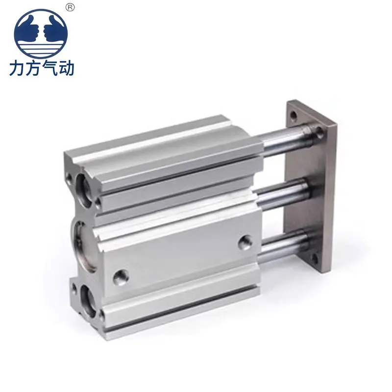 SMC cylinder MGQM25-10/50/100 thin three-axis double acting cylinder with guide rod